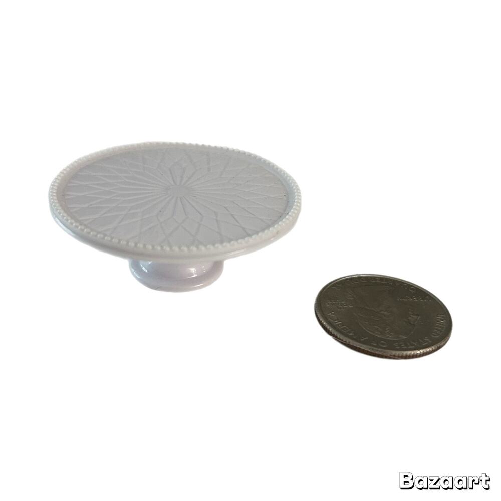 Miniverse Make It Mini Mini Cake Stand New White